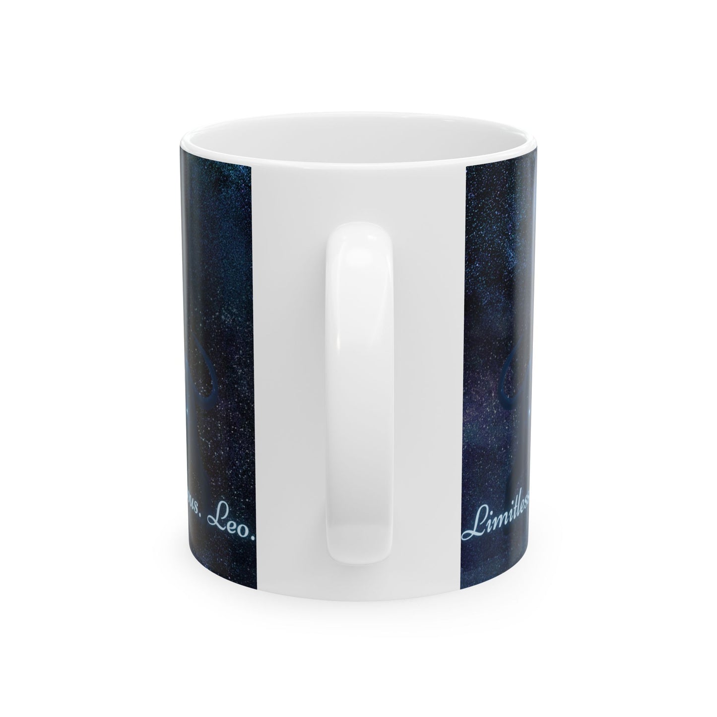 Celestial Lion Mug - Limitless Luminous Leo | Astrology Gift, Zodiac Mug, Leo Decor, Cosmic Coffee Cup, Starry Night Drinkware