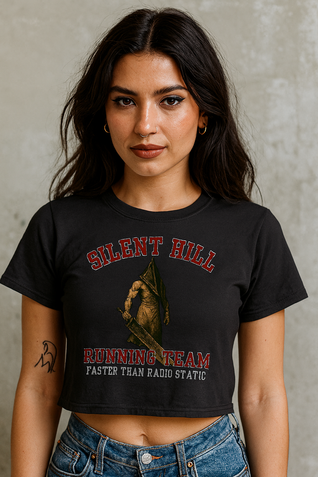 Silent Hill Running Team Crop Top