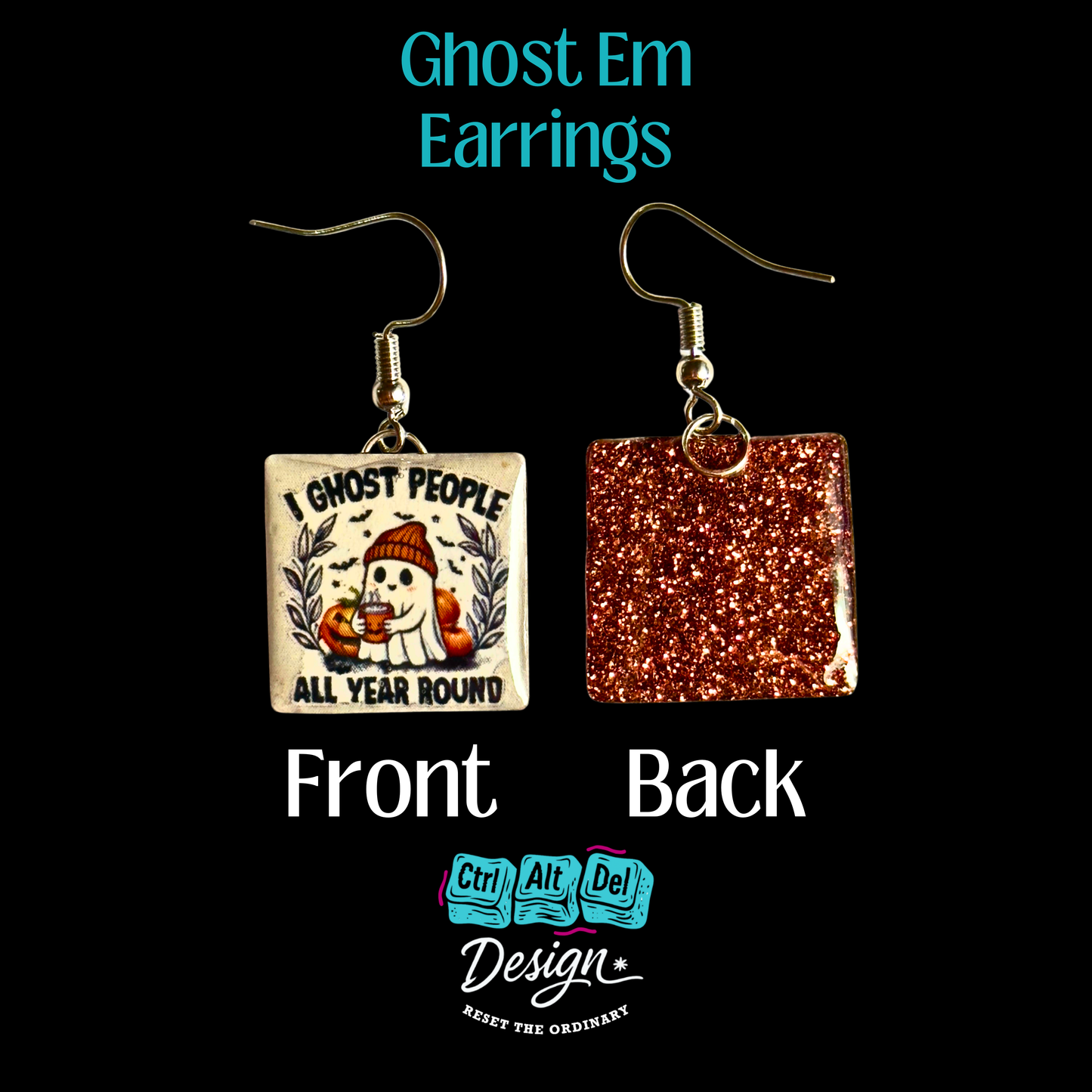 Ghost Em Earrings