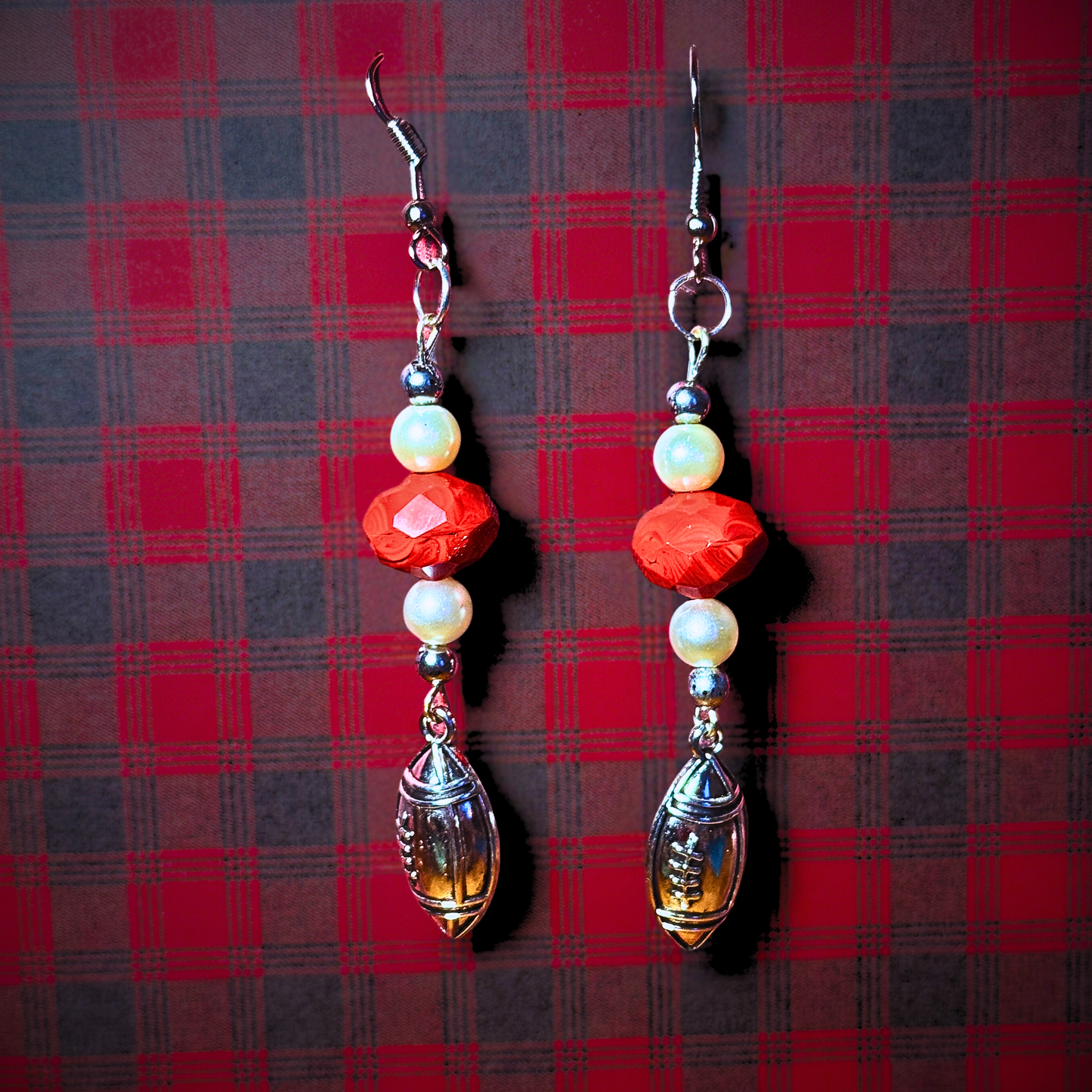 "First Down and Fancy" Earrings
