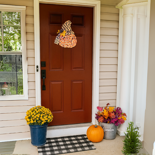 Pumpkin Dreams & Burlap Things Door Hanger
