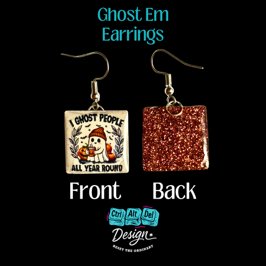 Ghost Em Earrings