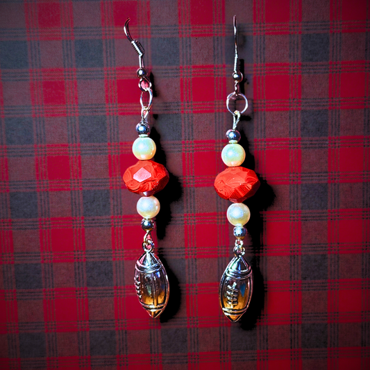 "First Down and Fancy" Earrings